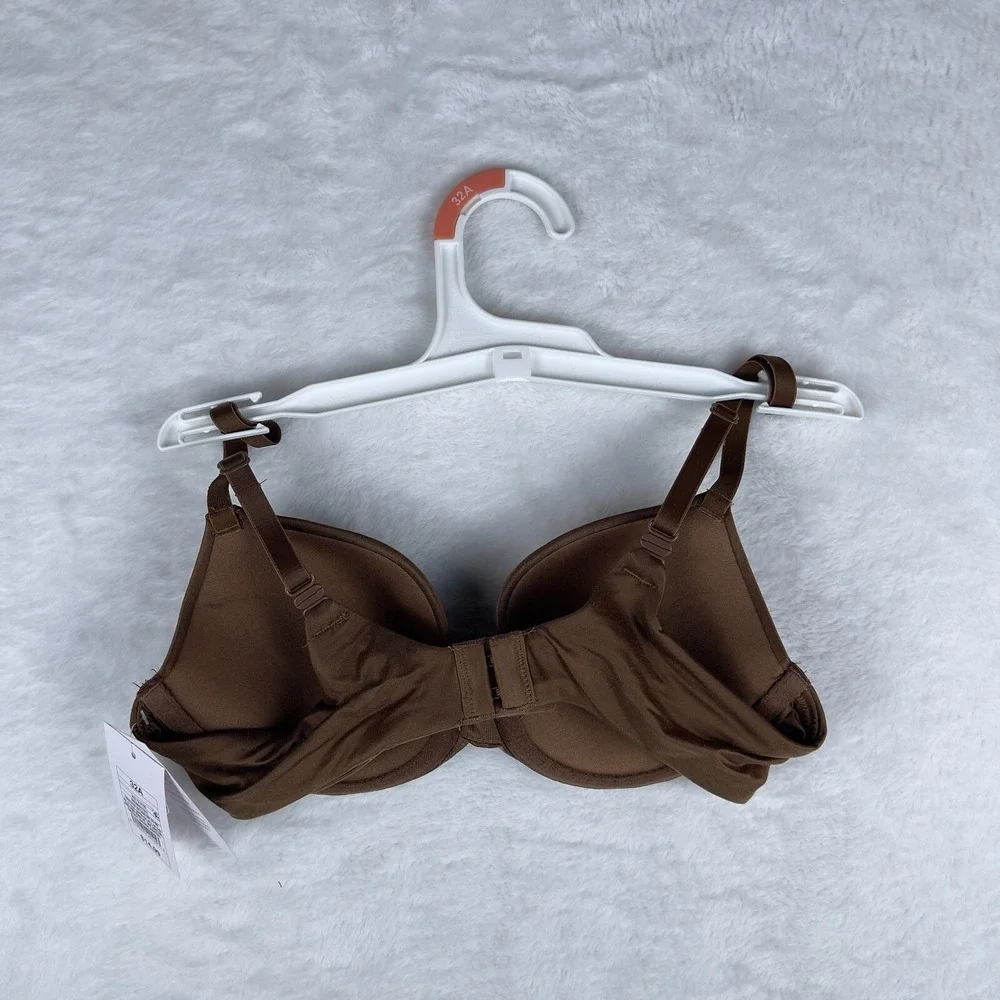 Lot of 2‎ Auden Underwired Bra Womens 32A Brown Icon Lightly Lined Full Coverage